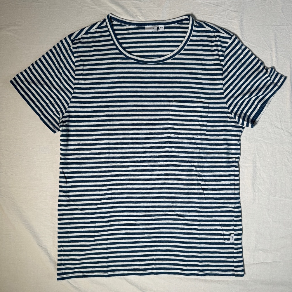 Onia Striped Linen T-Shirt